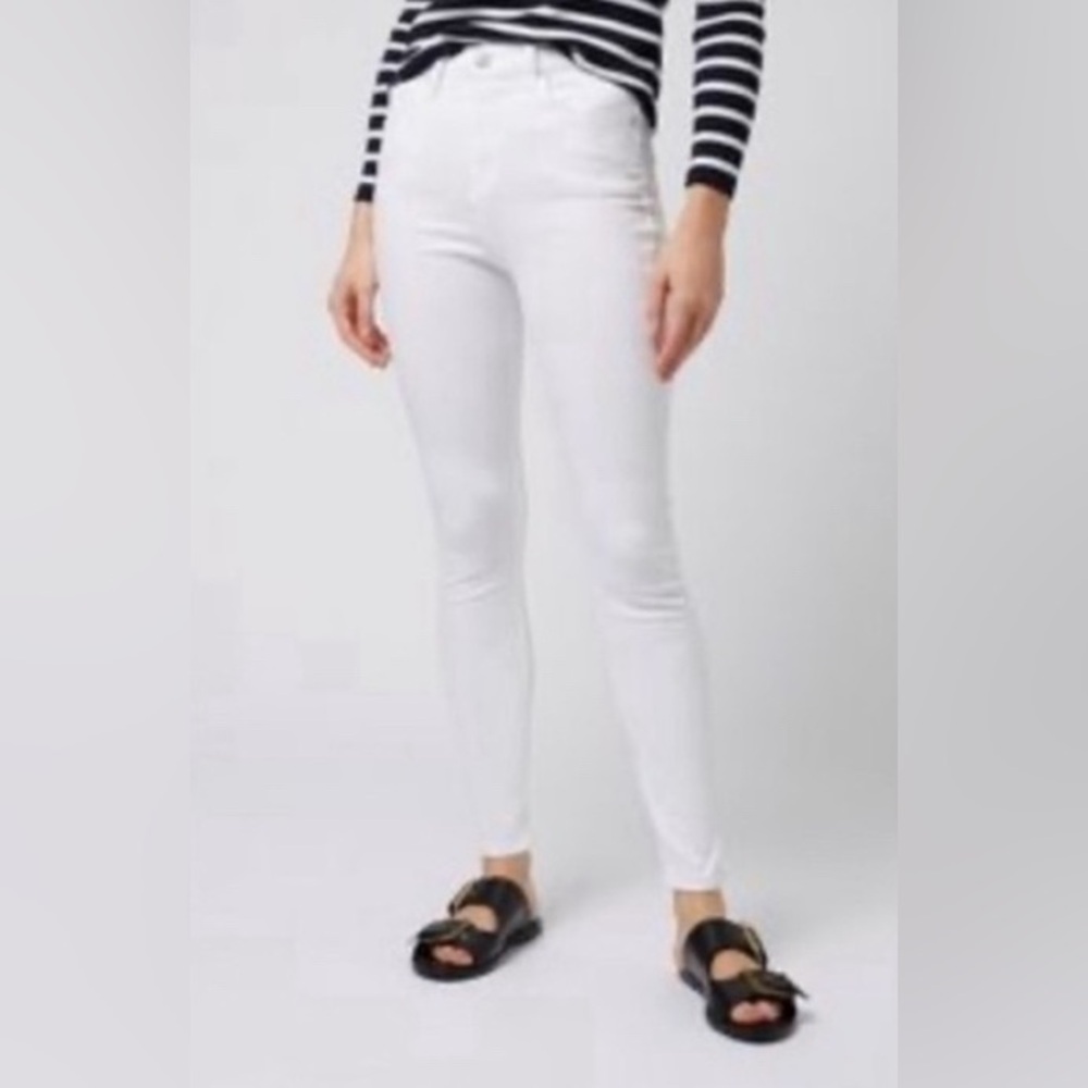 Top Shop Moto Jamie White Jeans. 32x30